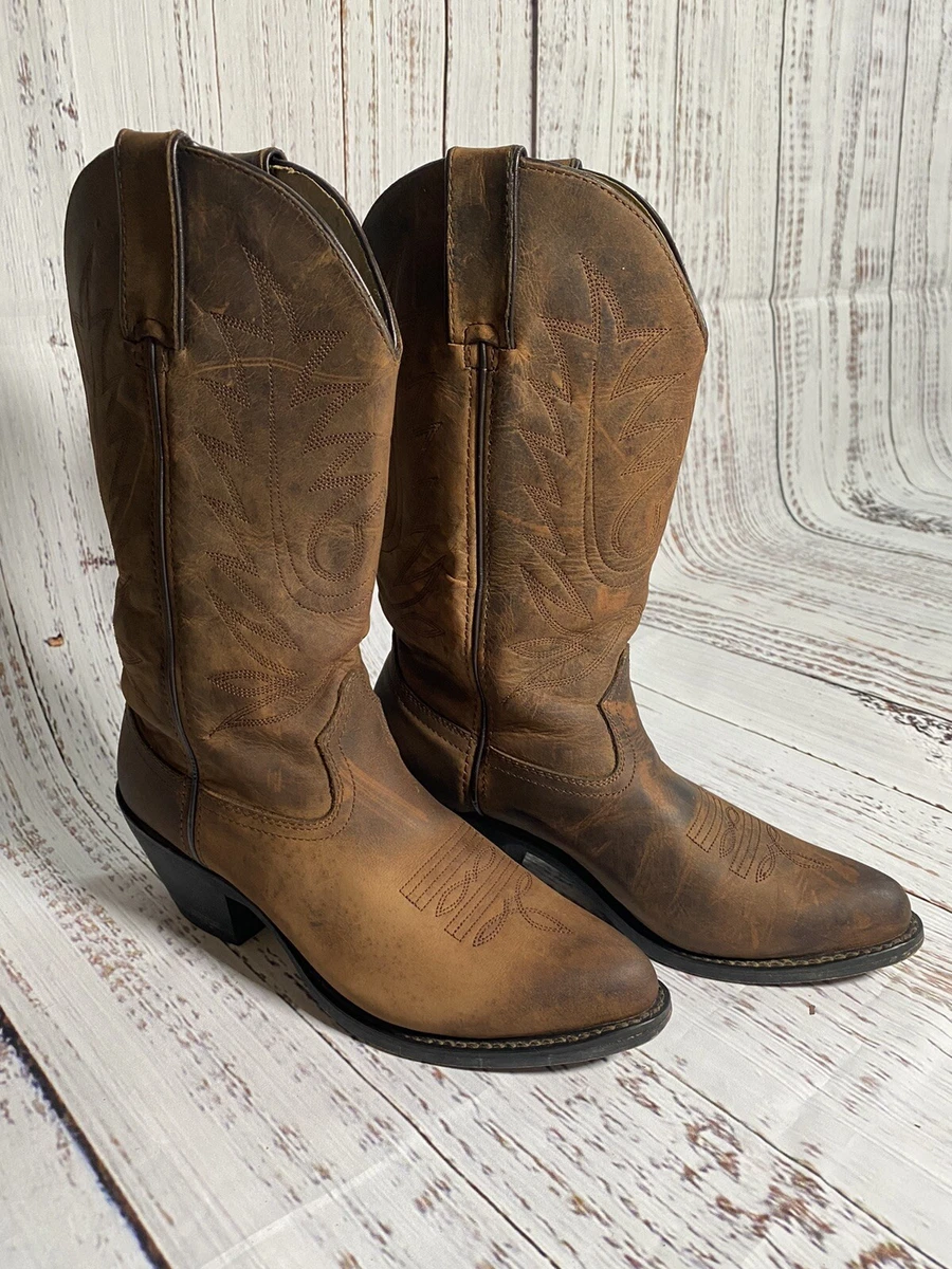 Durango RD4112 Brown Leather Cowboy Western Boots Women s size 6 M