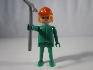 playmobil obrero construccion