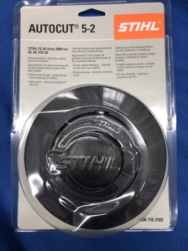 STIHL 40067102103 5-2 AutoCut Trimmer Head fits fs40, fs 45, 46, fse60 ...