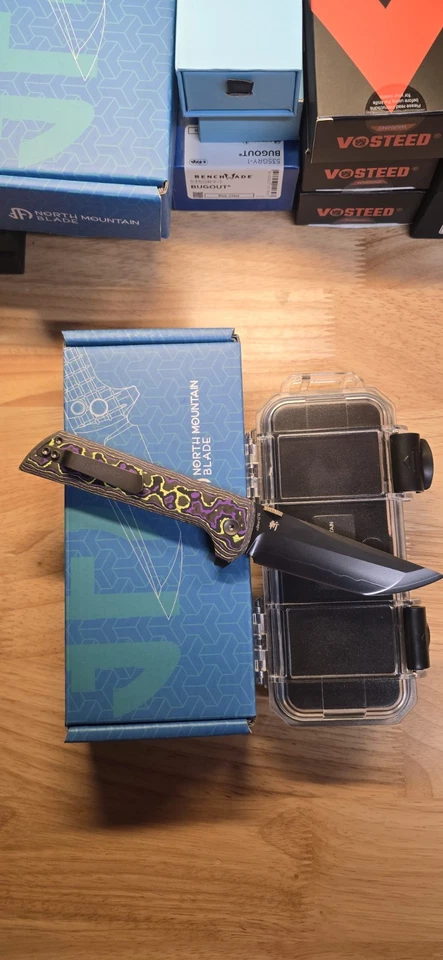 Cuchillo Joker North Mountain Blade Chop 2 Mango CF Cerámica SLD-Magic Hoja de Acero Foto 2 de 2