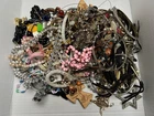 Lot Of Vintage Costume Jewelry For Crafting Repurposing - Not Wearable #1
