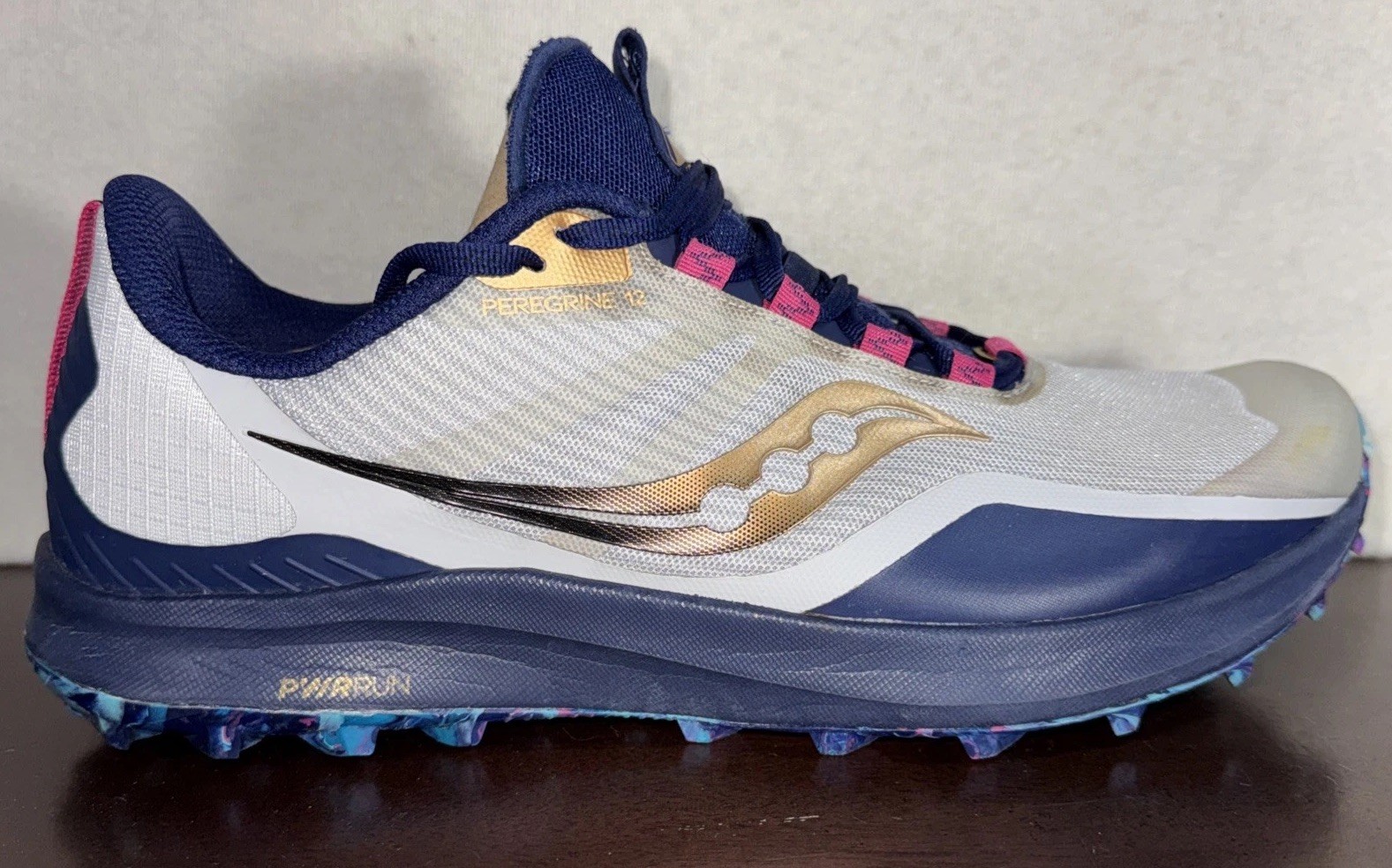 Saucony Mens Peregrine 12 S20737-40 Gray Running Shoes Sneakers Size 10