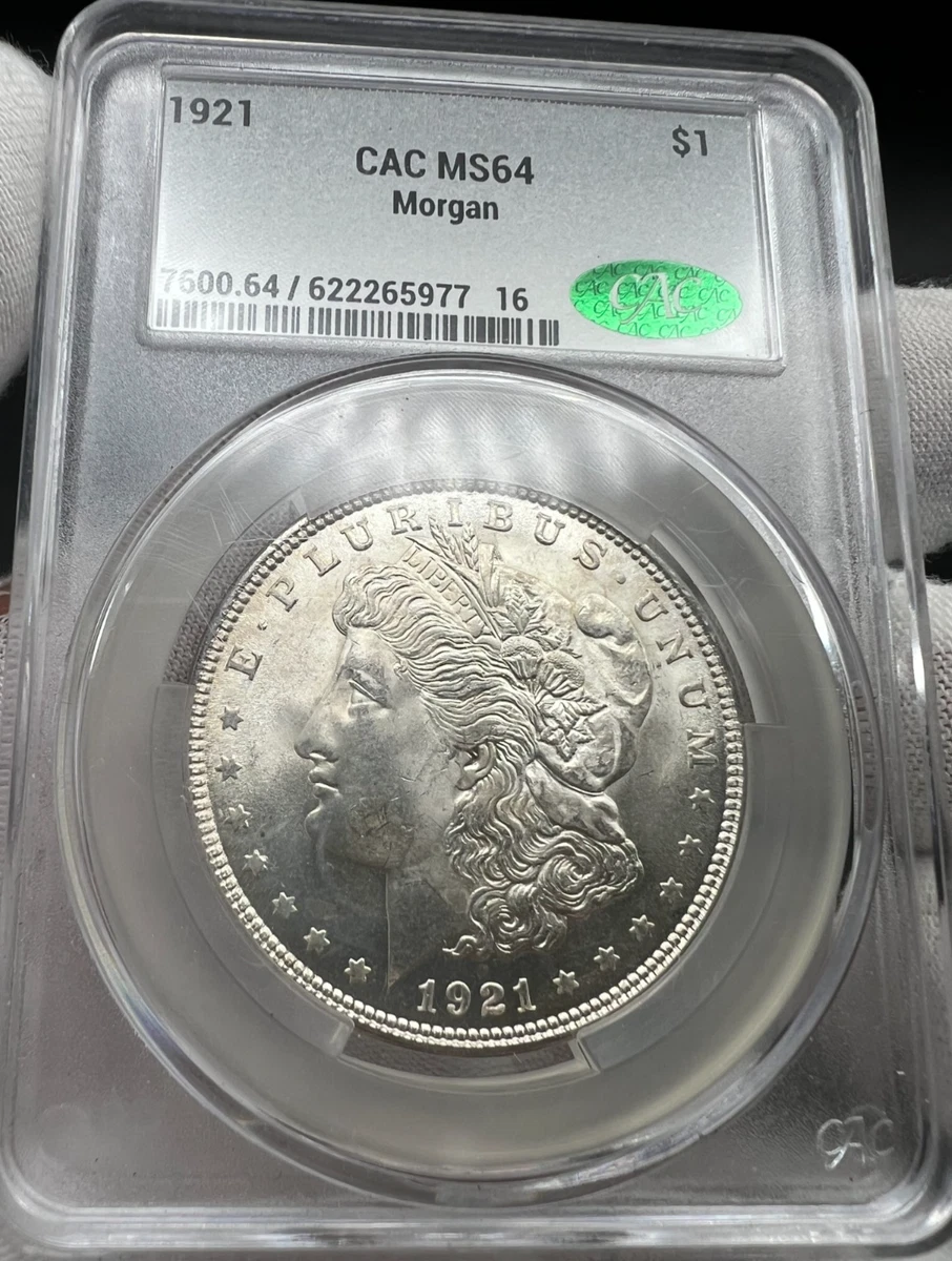 MS 64 Graded 1921 Year Morgan US Dollars (1878-1921) for sale | eBay