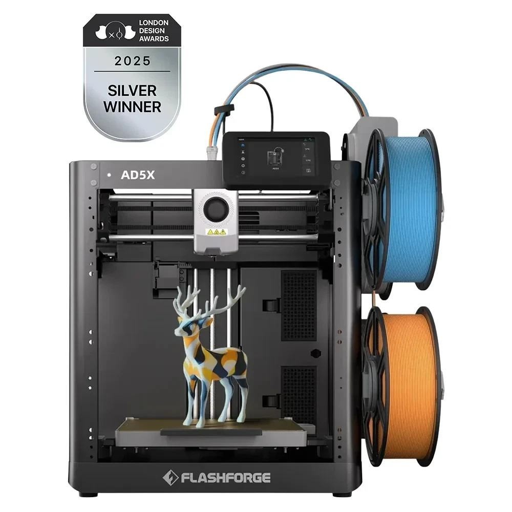 FLASHFORGE 3D Printer AD5X Upgraded 4 Color Printing IFS
