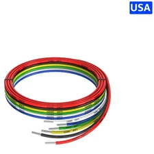 Versatile 16AWG Silicone Wiring Kit - 5ft Stranded Tinned Copper in 6 Colors