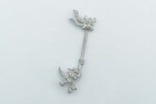 Warhammer Fantasy Battle Goblin Chariot Standard Bearer metal miniature