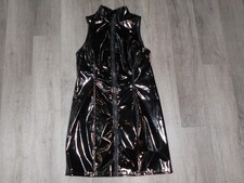 womans pvc/vinyl dress sz large shein
