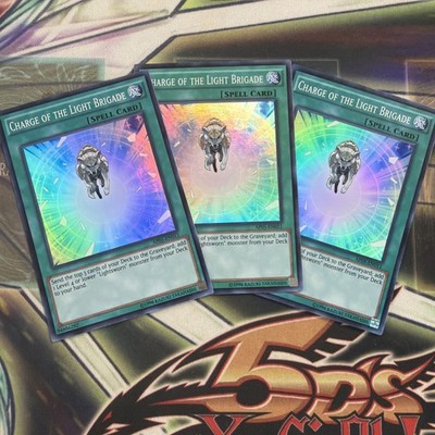 Yu-Gi-Oh! X3 NM Charge of the Light Brigade Super Rare Card AP05-EN011