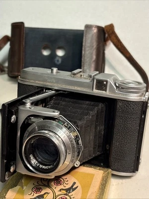 Voigtländer Perkeo II 6x6 Klappkamera Color-Skopar Objektiv - Tasche ungetestet - Bild 1 von 4