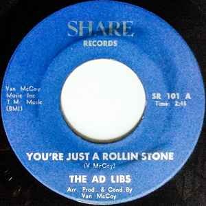 The Ad Libs - You re Just A Rolling Stone / Show A Little Appreciation, 7'', (Vin