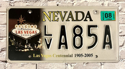 2020 Nevada Automobile License Plate Welcome To Fabulous Las Vegas Sign A85A