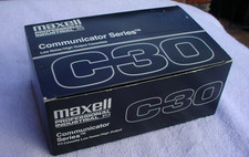 Maxell C30 Communicator Series Professional Industrial Cassette Tapes 10 Pack