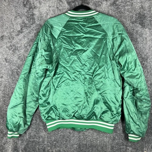 Vintage Hartwell Jacket Mens M Green Bomber Satin Insulated Made In USA image 2
