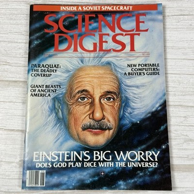 Science Digest Magazine June 1983 Einstein s Big Worry-Does God Play Dice