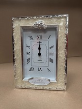 Shudehill Clocks-60Th Anniversary Silver Wedding Celebration Quartz Table NEW