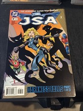 JSA #7 Justice Society Of America Darkness Falls 1 Of 3 DC Comic Book Feb 2000 |
