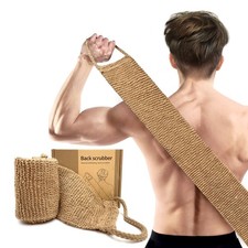 Extra Rough Exfoliating Back Scrubber,Natural 1 Count Pack of 1 , New Pack