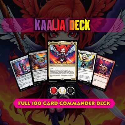 Kaalia of the Vast - Commander EDH Deck - MTG Chibi Style Proxy Anime Deck