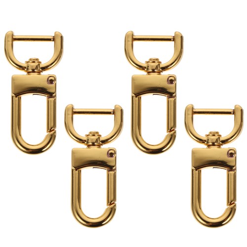 4 Pcs Hardware Dog Buckle Women's Miss Bag Detachable Clasp Luggage Strap - Picture 5 of 12