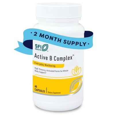 Klaire Labs SFI Health Active B Complex - Methylated Vitamin B Complex with M...