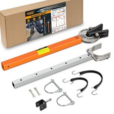 PUIOCO Adjustable Boat Transom Saver from 23 to 35 Inches, Orange Silver