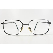 Rodenstock Titanium Eyeglasses Frame Rectangular Black Metal Men 55-15