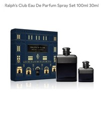 Ralph Lauren Ralph's Club Eau de Parfum Spray 100ml 30ml Gift Set, Nib