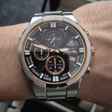 Casio Edifice Infiniti Red Bull Racing Chronograph Date 100m 44mm Bracelet