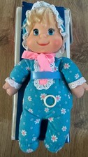 Vintage 1970 Mattel Talking Baby Beans Doll &...
