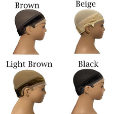 Lace Wig Grip Cap for Glueless Wig 4X5 Transparent Lace Reusable Wig Caps, Wi...