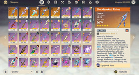 Genshin Impact AR 59 America - Zibai - Skirk - Furina - Arlecchino - Xilonen