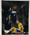 Allen Iverson Signed The Step Over 16x20 Philadelphia 76ers Photo PSA 267