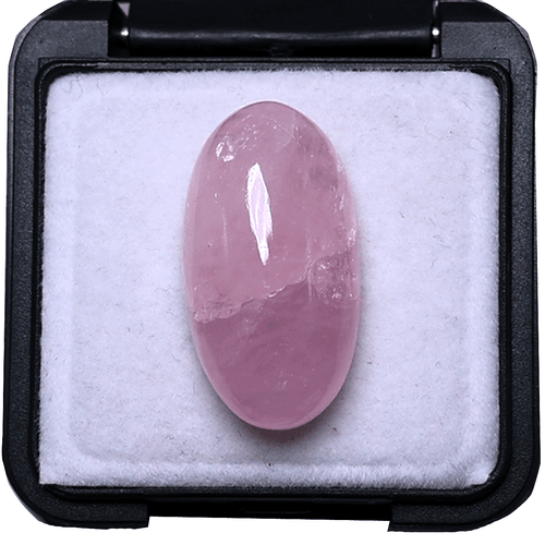 Bi-Color Beauty 21 Cts Natural Morganite Hi-Grade 24x13mm Oval Cabochon Gemstone - Picture 10 of 11