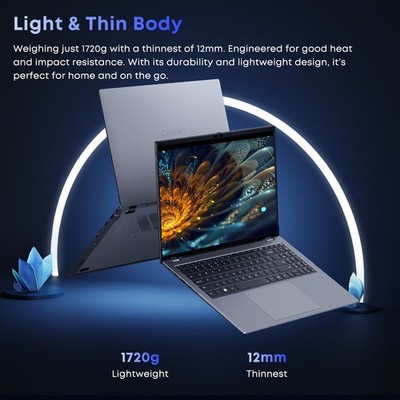Windowsノート本体 CHUWI GemiBook Plus n100 DDR5 RAM 16GB CHUWI Gemibook Plus 15.6” Laptop Intel N100 16GB DDR5 RAM 512GB