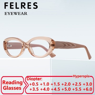 TR90 Anti Blue Light Reading Glasses Women Fashion Clear Lens Presbyopic Glasses