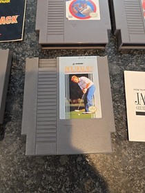 Lot of 8 Nintendo NES Games, Punch-Out, Adventure Islans, Pac Man, Etc