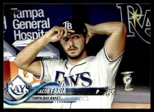 2018 Topps Jacob Faria Tampa Bay Rays #426