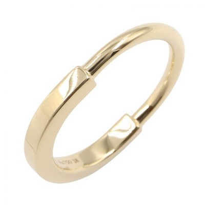 TIFFANY＆CO Lock Ring 18KYG Yellow Gold Used women US size 8.25 | eBay