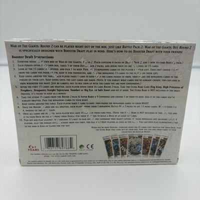 Yugioh TCG Battle Pack 2 War Of The Giants - Round 2 New Sealed