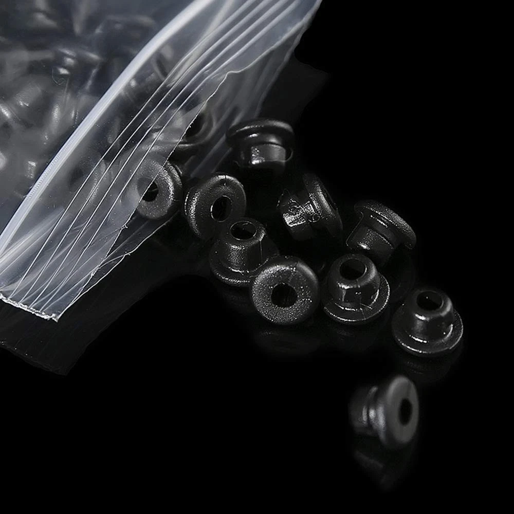 Tattoo Grommets - Autdor 300Pcs Rubber Grommets-300pcs  image 3
