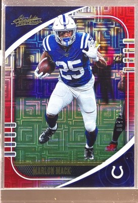 2020 Absolute Marlon Mack Red Squares /199 #39 Colts