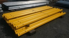 **made to Order** Armco Crash Barriers Newly Painted Yellow 3.500 Mtr Overall le
