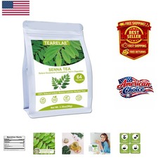 Caffeine-Free Senna Tea 64 Natural Teabags for Constipation Relief Digestion