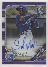 2019 Bowman Chrome Prospect Purple Refractor /250 Seuly Matias #CPA-SM Auto 08t6