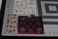 3 STRAWBERRY SHORTCAKE sheets Stickers Lot  unused PUFFY