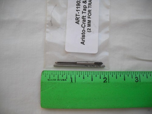SALE! Aristo-Craft ART-11902 Tap and Drill Bit Set, 2 mm for Track, Twist Drills - Picture 2 of 5