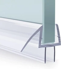 AmazerBath 3 PCS Shower Door Bottom Seal for 1/2 Inch Glass - (15.75 Clear 