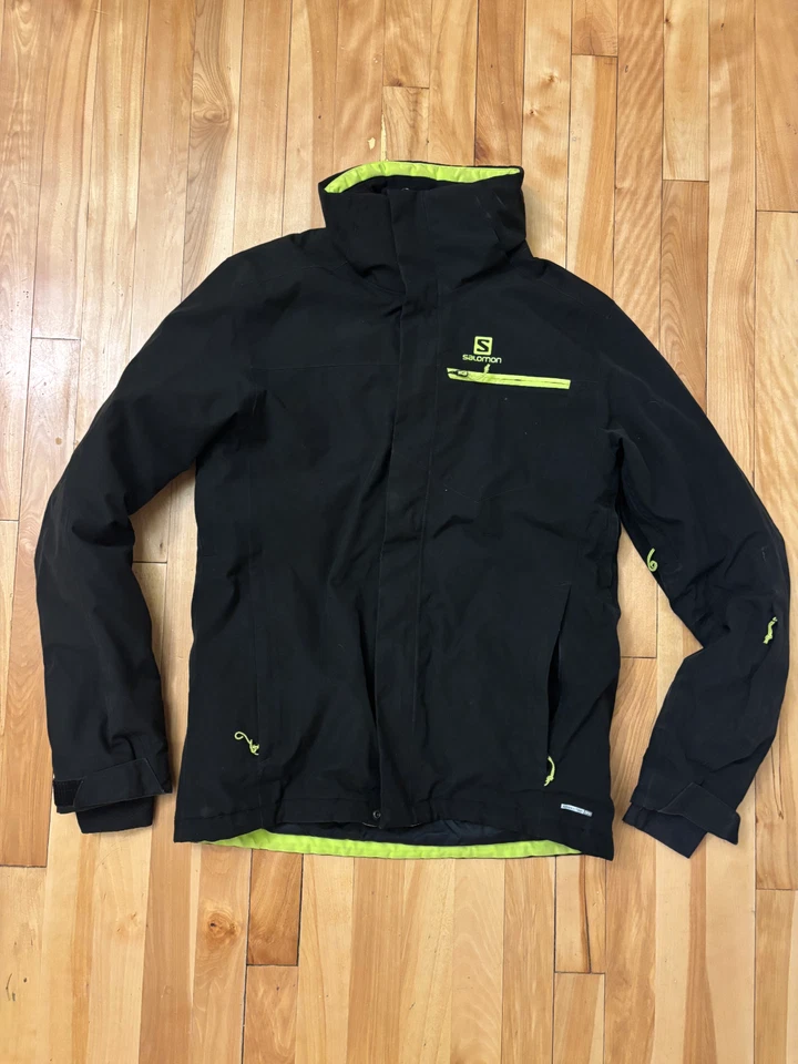 FREE SHIPPING! Salomon JKT Strike AdvancedSkin Dry Waterproof Ski Jacket M - Image 2 of 4