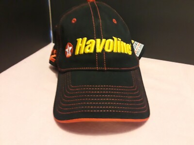 Havoline Texaco Racing Baseball Cap Black w/ Red stitch & Yellow