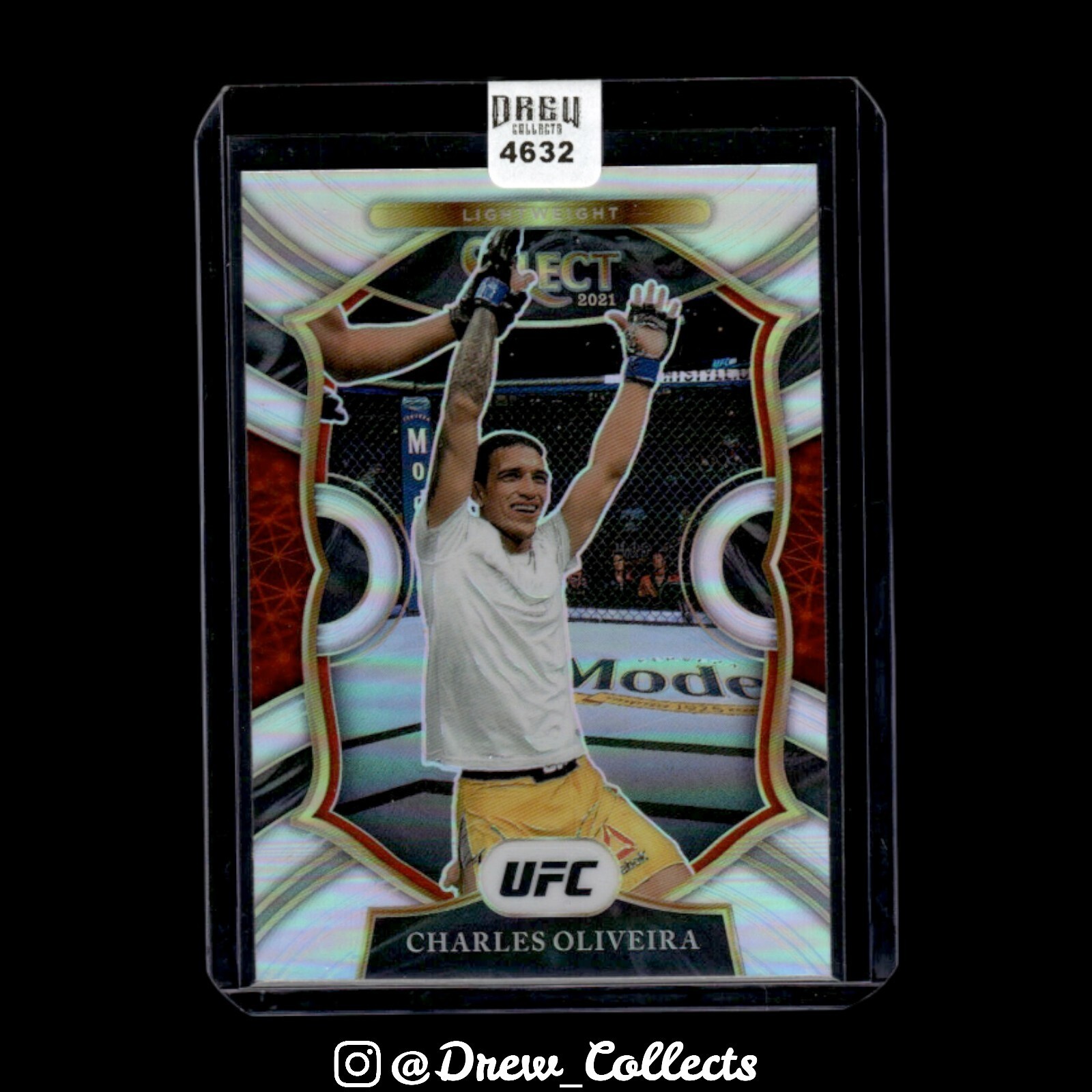 2021 Panini Select UFC - Concourse Charles Oliveira #68 Silver Prizm